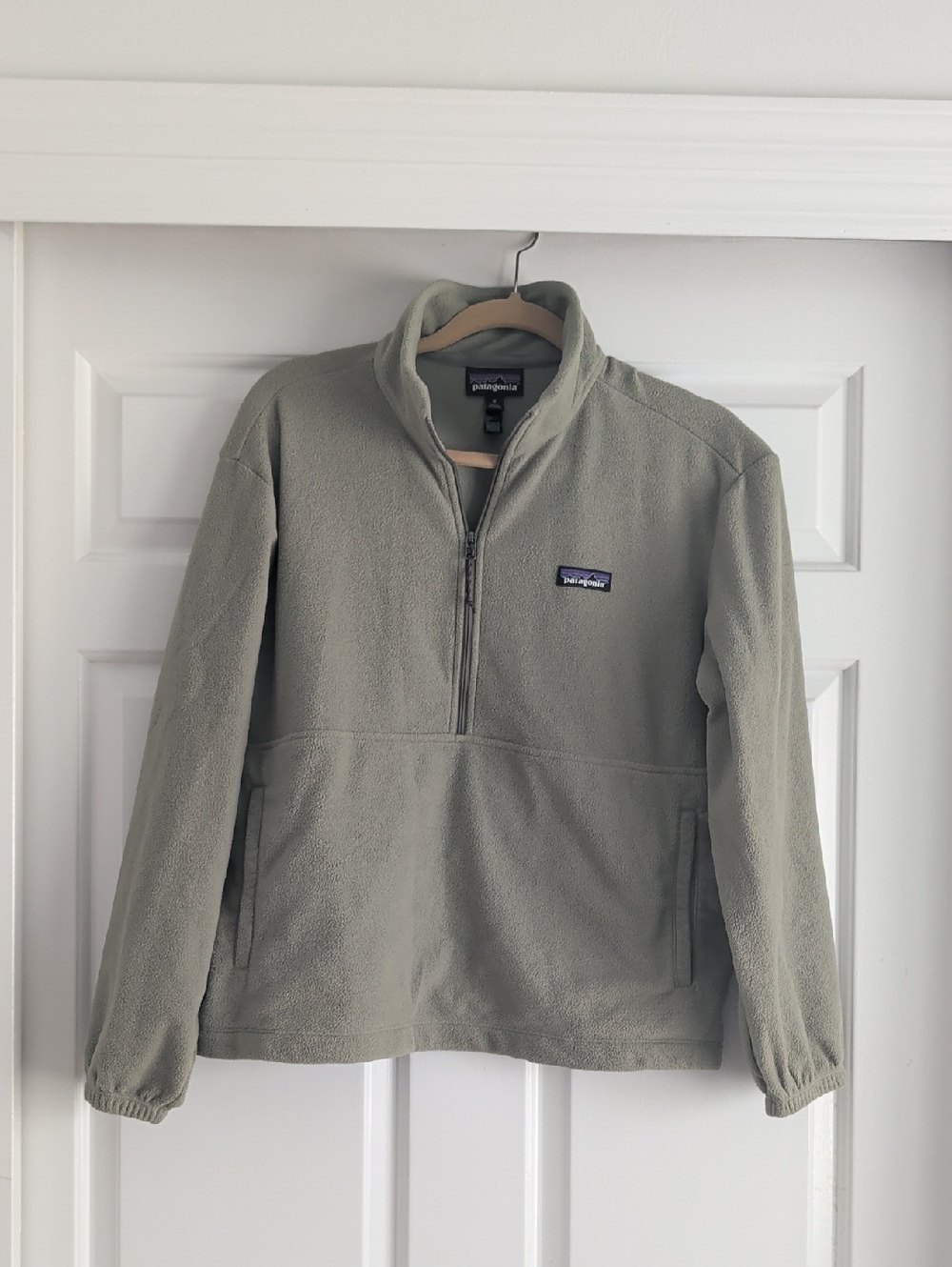 Patagonia Half-Zip Fleece Pullover - Sage Green W's Micro D 1/2 Zip Fleece